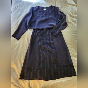 Wild Rose Brand Vintage Petite Navy Co-ord Set, can fit Medium and Large
